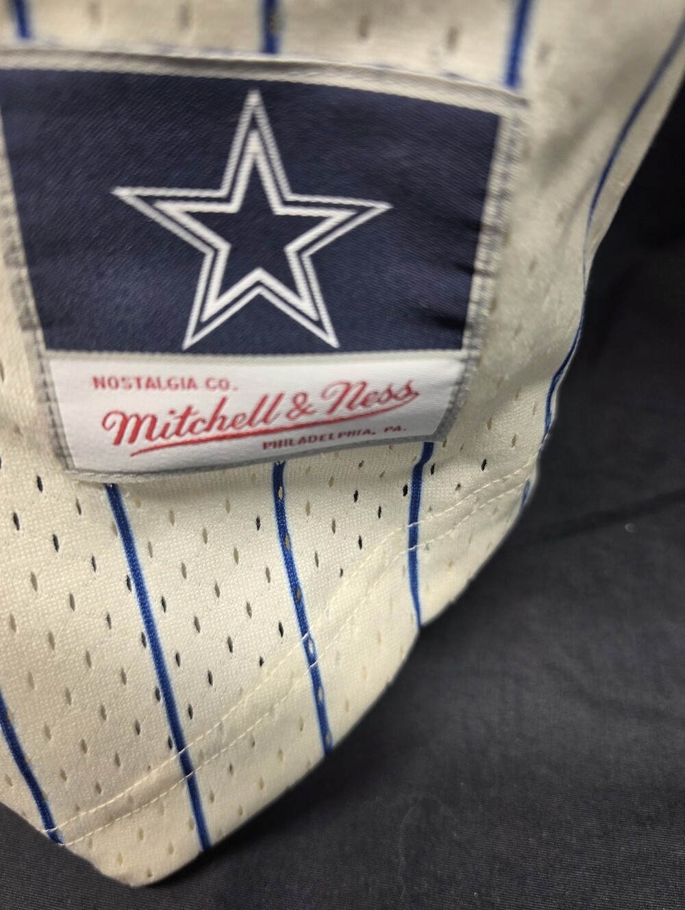 NEW WITH TAGS – MITCHELL & NESS DALLAS COWBOYS FINAL SECONDS VINTAGE MESH JERSEY - Picture 5 of 9